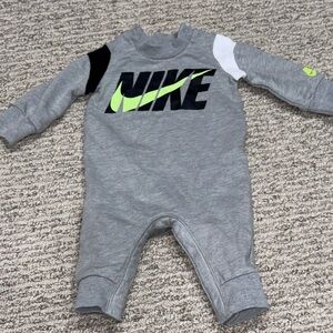 Nike Gray One Piece with Neon Accents